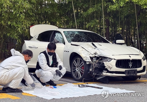 '마세라티 뺑소니범' 직업·거주지·도주과정 놓고 의구심 커져